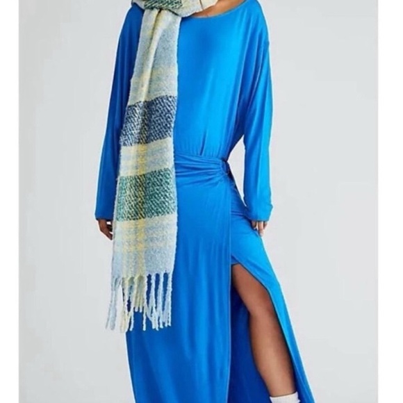 Free People Alyssa Long Sleeve Wrap Dress Size Large NWOT - Picture 4 of 9